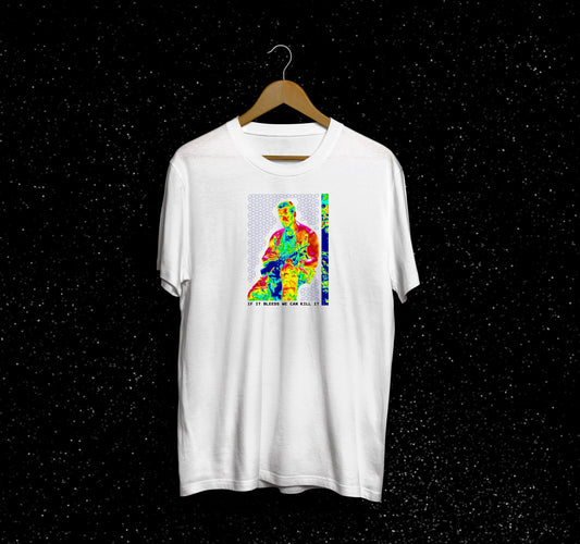 IF IT BLEEDS // 'Predator' Inspired Cult Movie t-shirt // Unisex